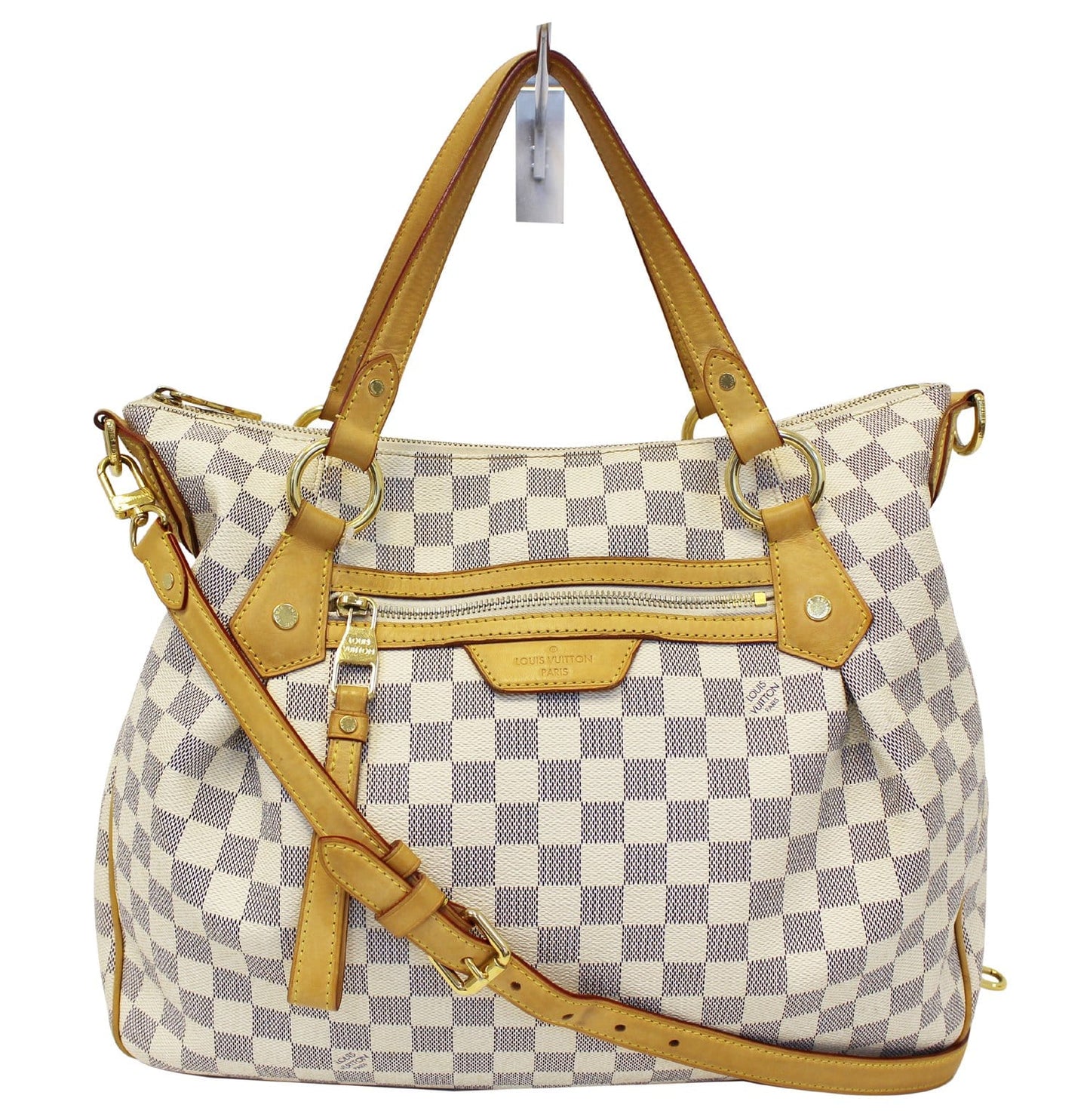LOUIS VUITTON Shoulder Bag   Evora MM Damier Azur Tote