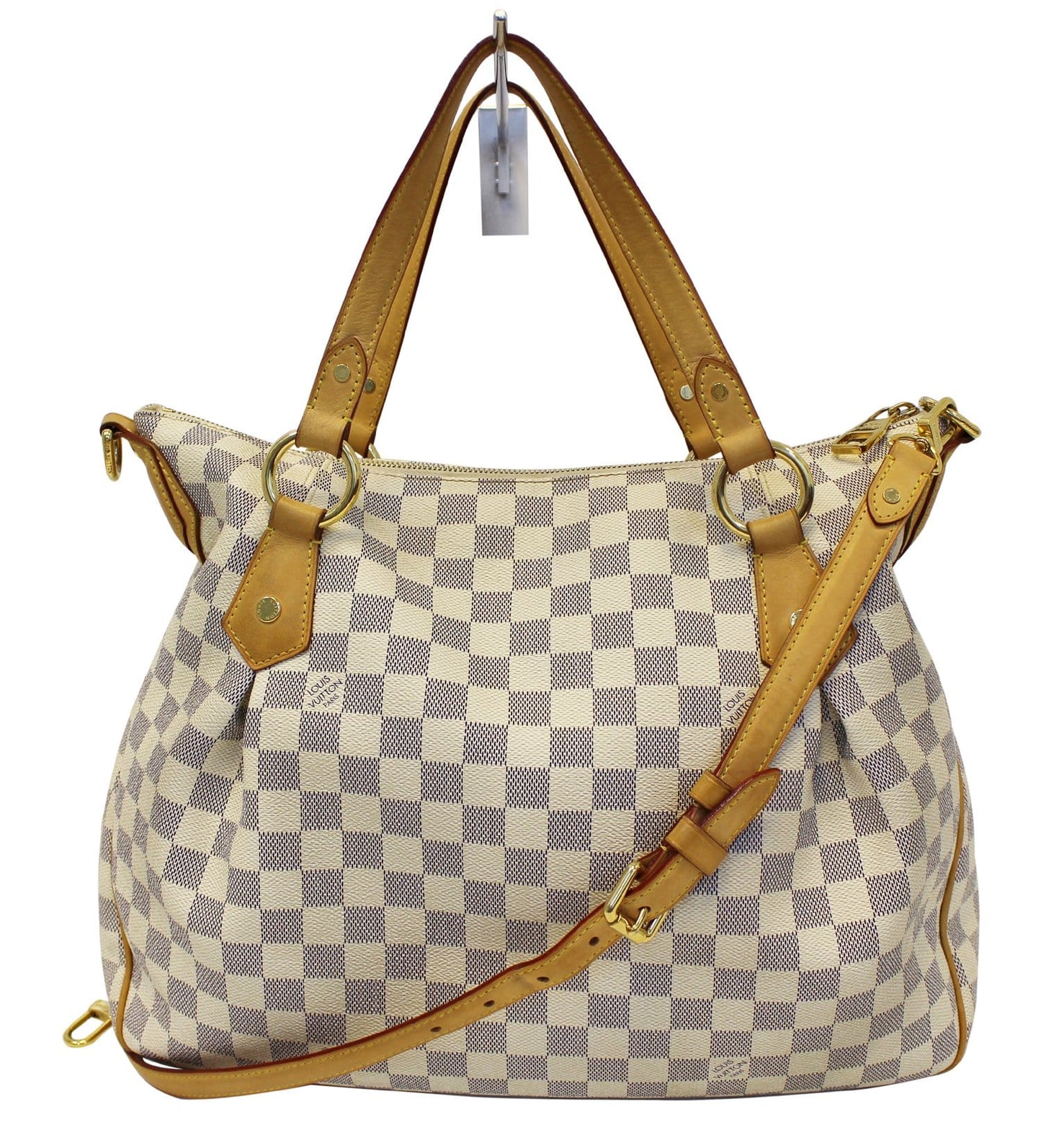 LOUIS VUITTON Shoulder Bag   Evora MM Damier Azur Tote