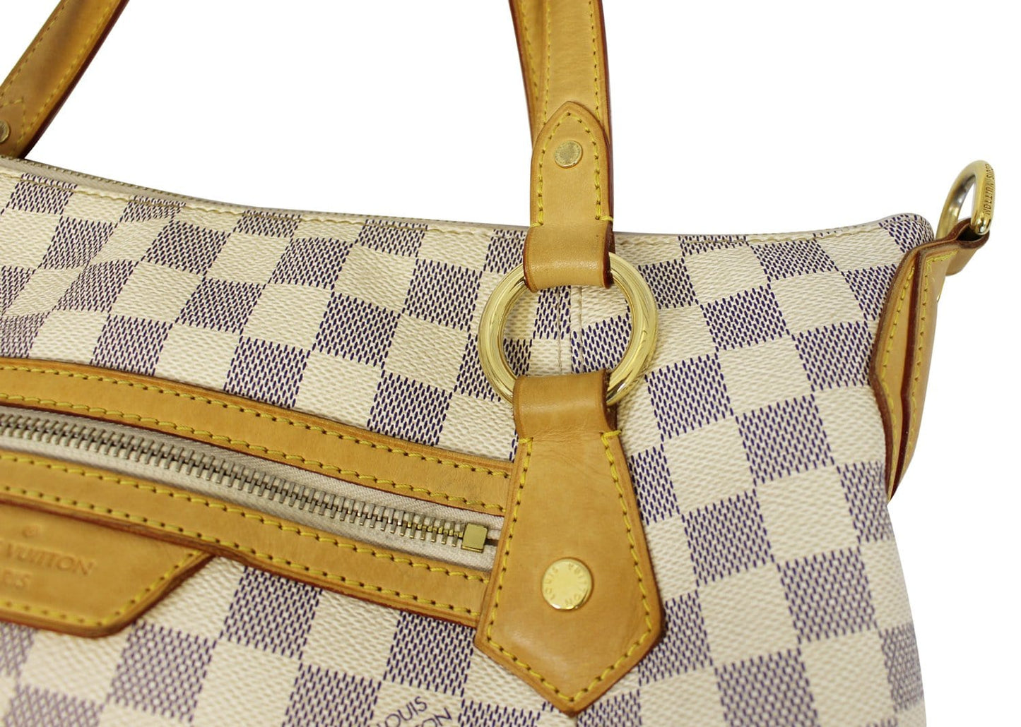LOUIS VUITTON Shoulder Bag   Evora MM Damier Azur Tote