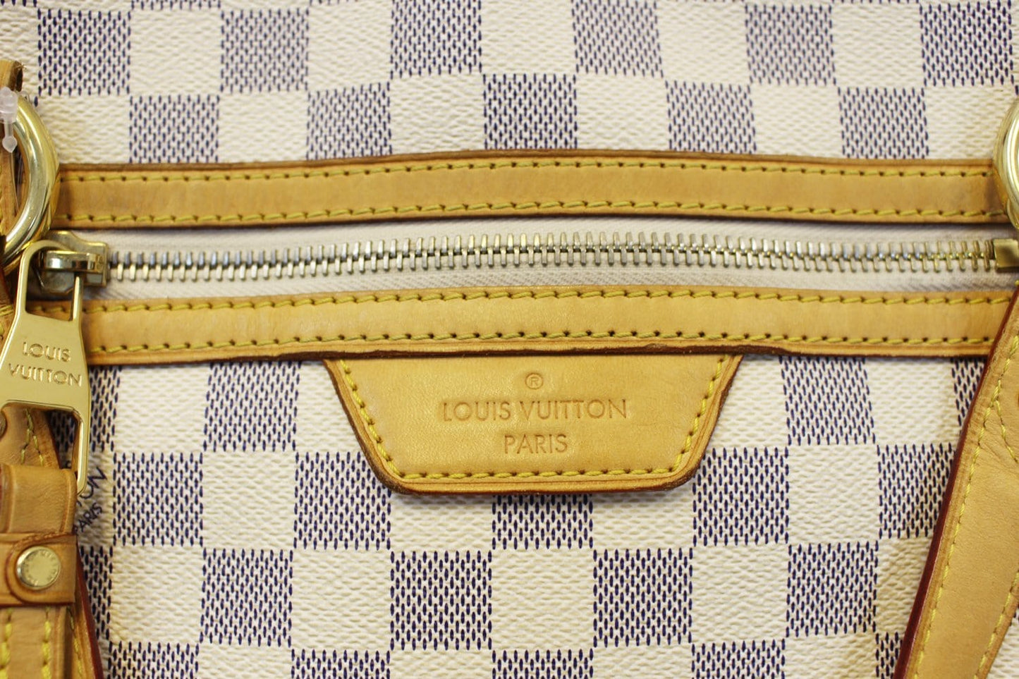 LOUIS VUITTON Shoulder Bag   Evora MM Damier Azur Tote