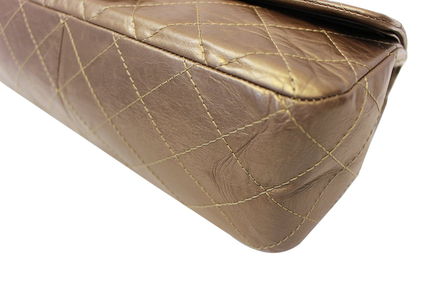 CHANEL Bronze 2.55 Reissue Quilted Classic  Leather 225 Flap Bag