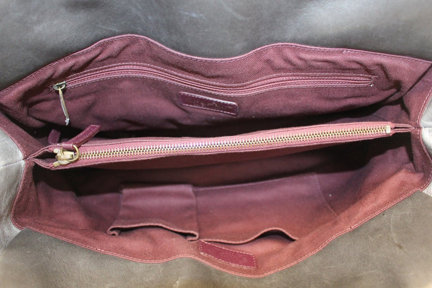 CHANEL Grey Quilted  Leather Stingray Bindi CC Shopper Tote Bag