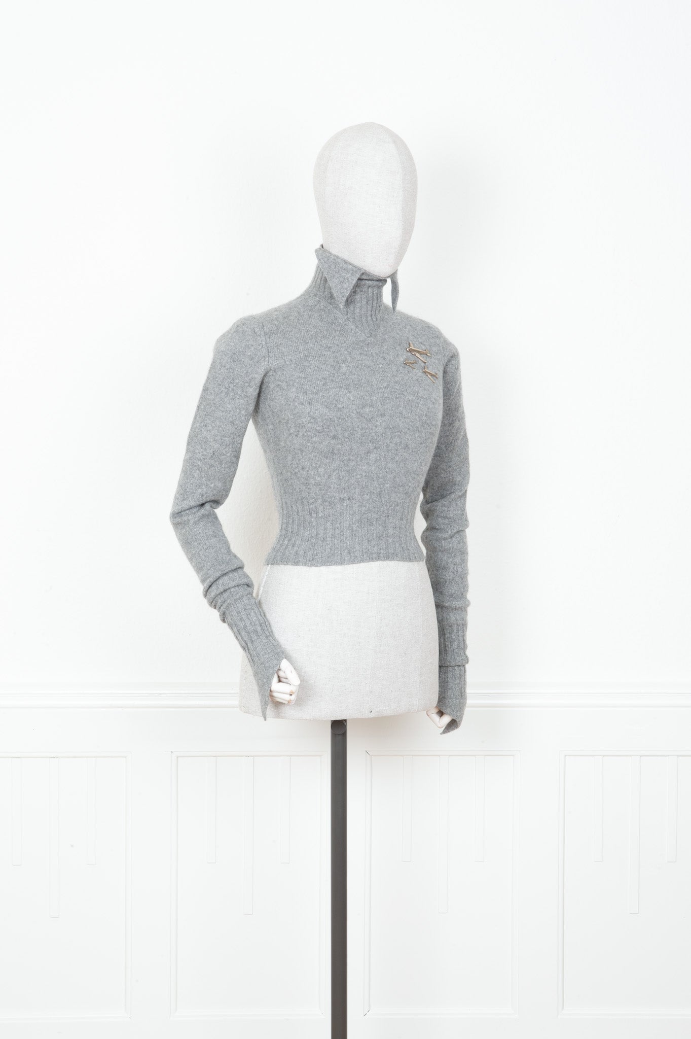 CHANEL Knit Grey Planes Collection 2008