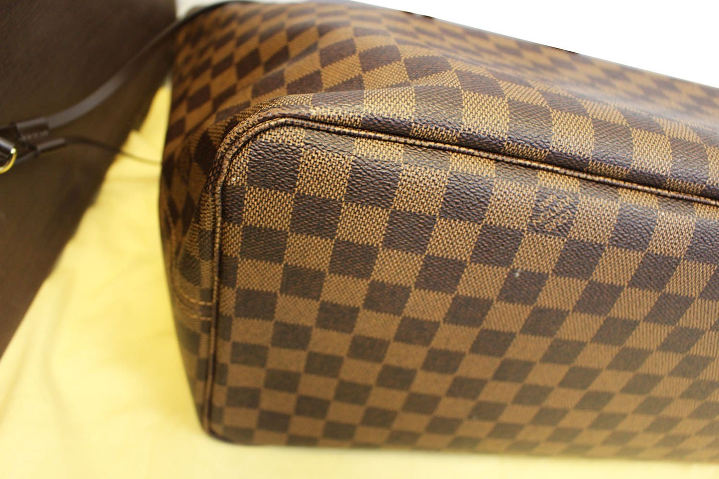 LOUIS VUITTON  Bag Damier Ebene Brown Neverfull GM Tote