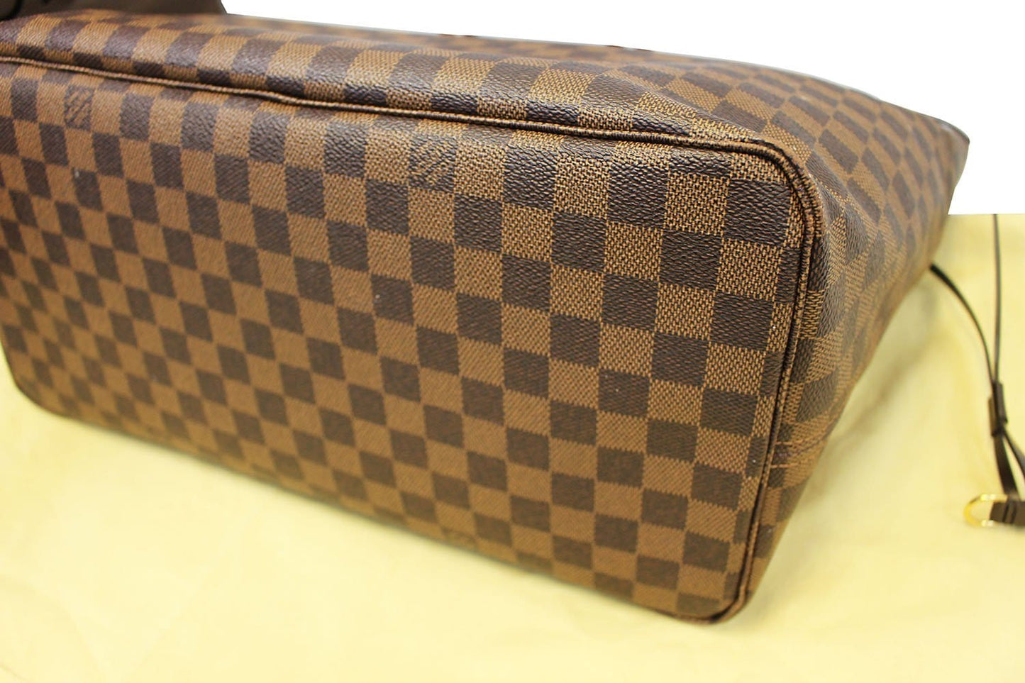 LOUIS VUITTON  Bag Damier Ebene Brown Neverfull GM Tote