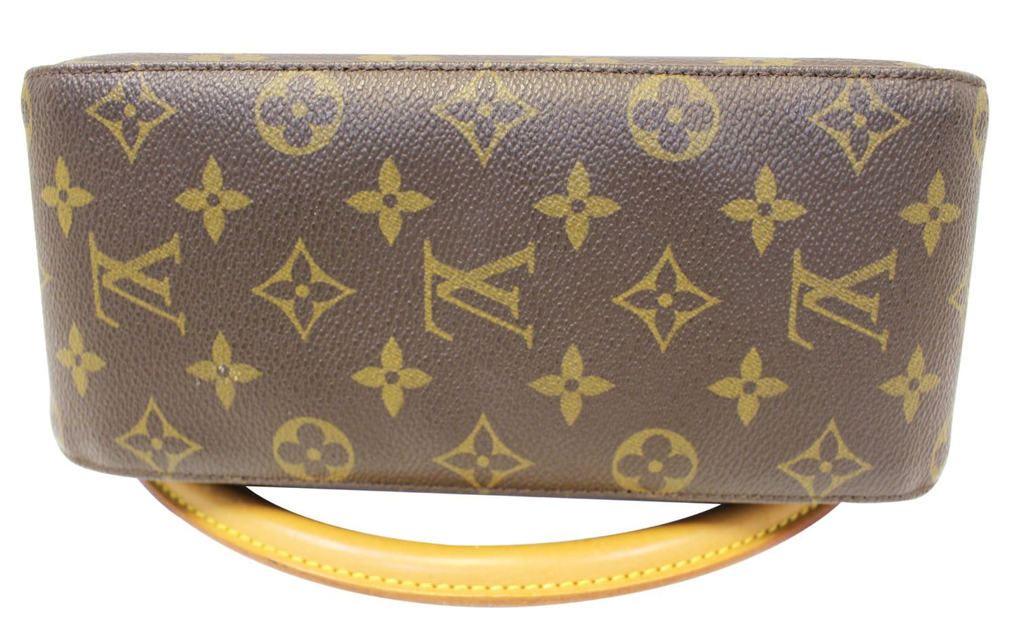 LOUIS VUITTON Monogram Canvas Looping MM Brown Shoulder Bag