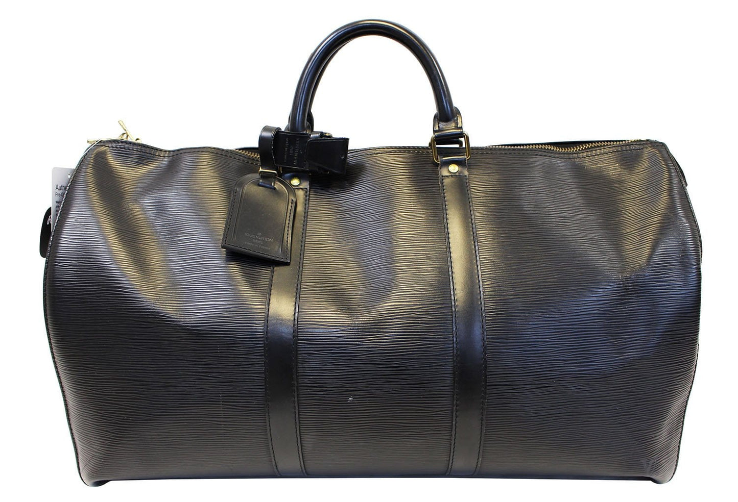 LOUIS VUITTON  Satchel Bag Epi Leather Black Keepall 50 Boston