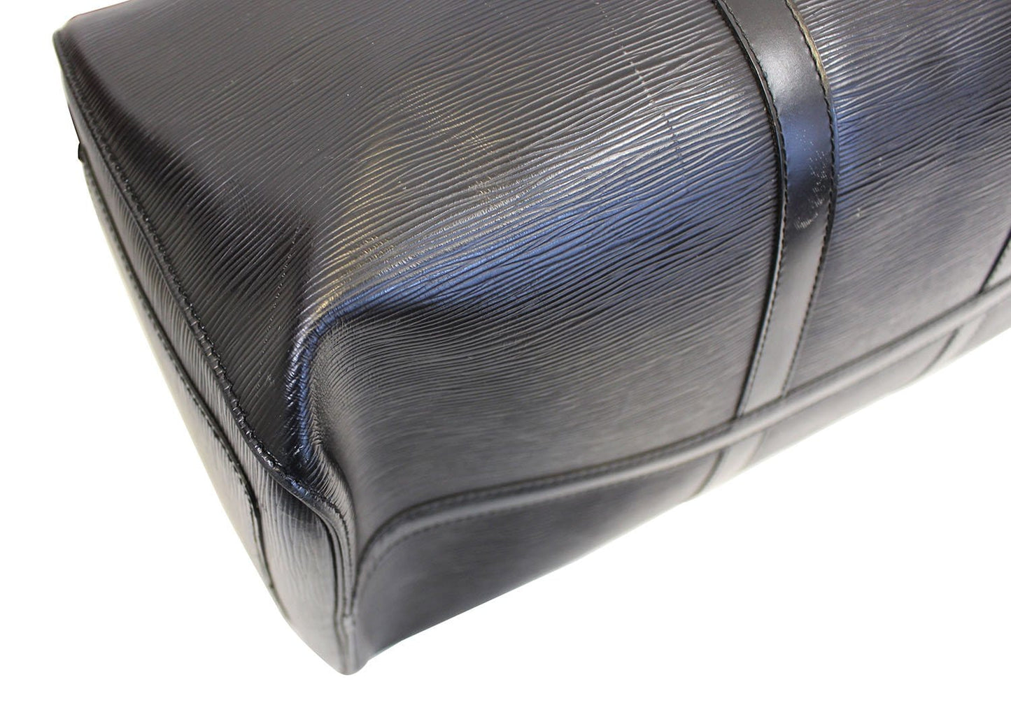 LOUIS VUITTON  Satchel Bag Epi Leather Black Keepall 50 Boston
