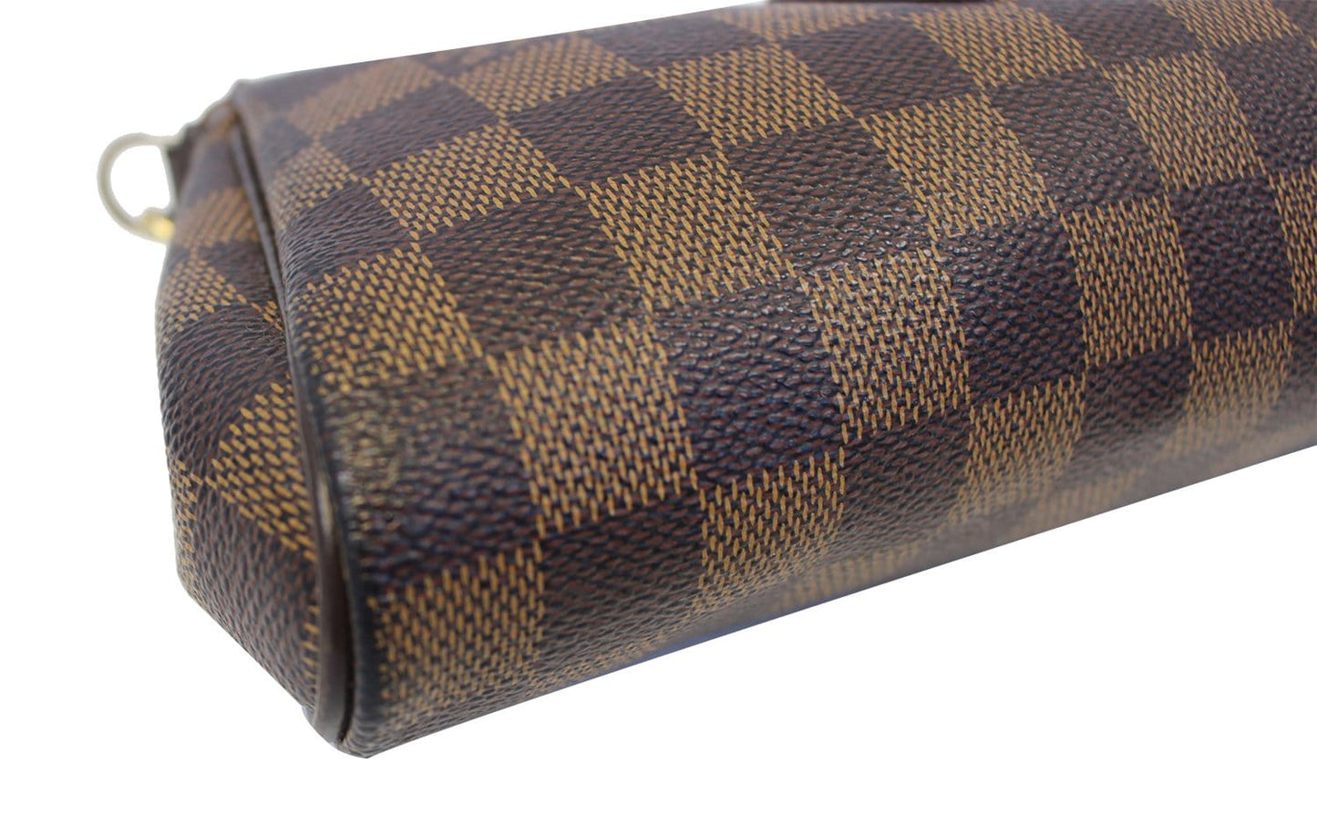 LOUIS VUITTON Damier Ebene Pochette Eva Clutch Shoulder Crossbody Bag