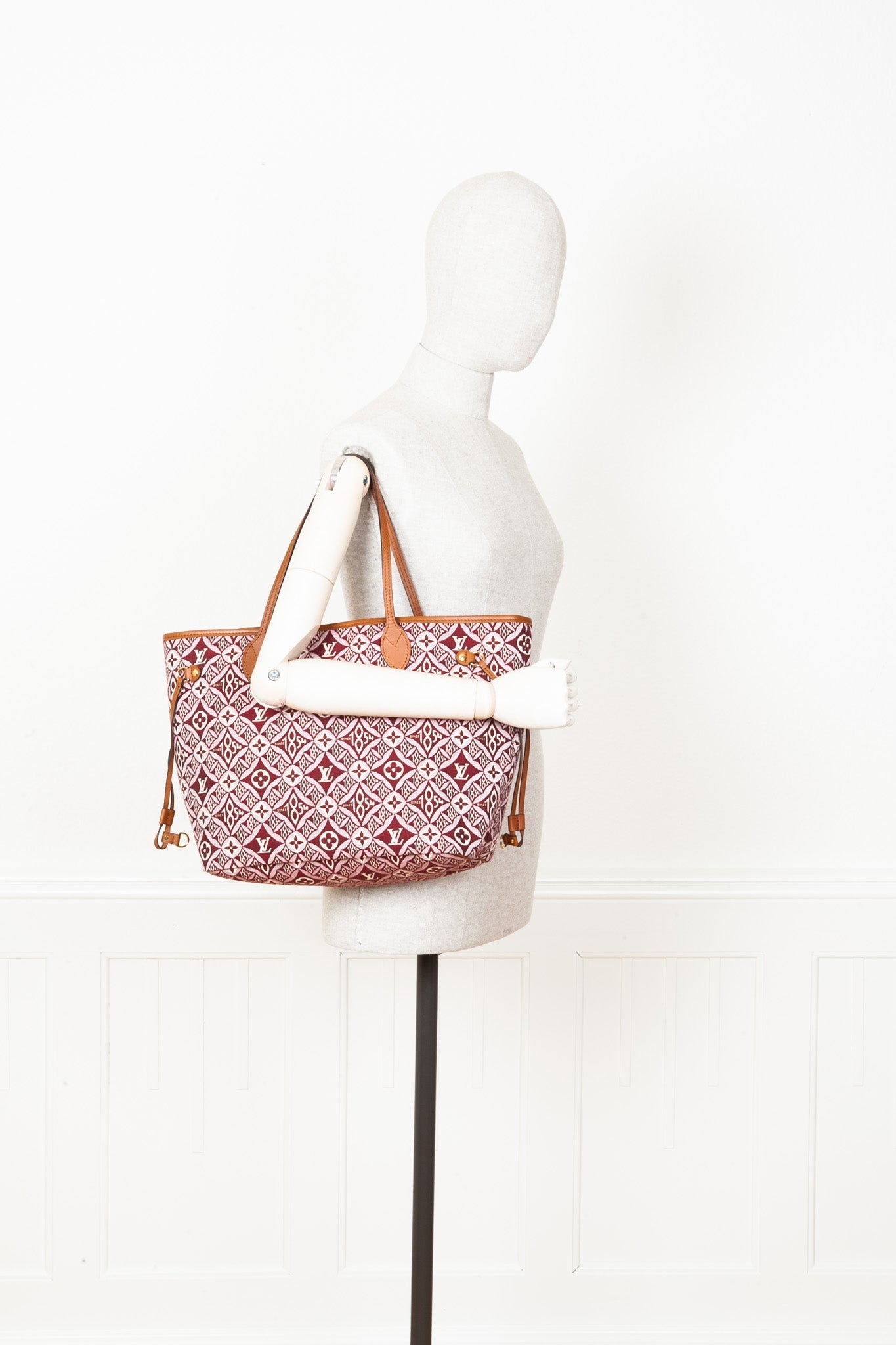 LOUIS VUITTON Neverfull MM 1854 Jacquard