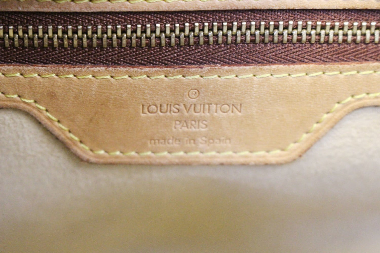 LOUIS VUITTON  Handbag Monogram Canvas Brown Luco Tote