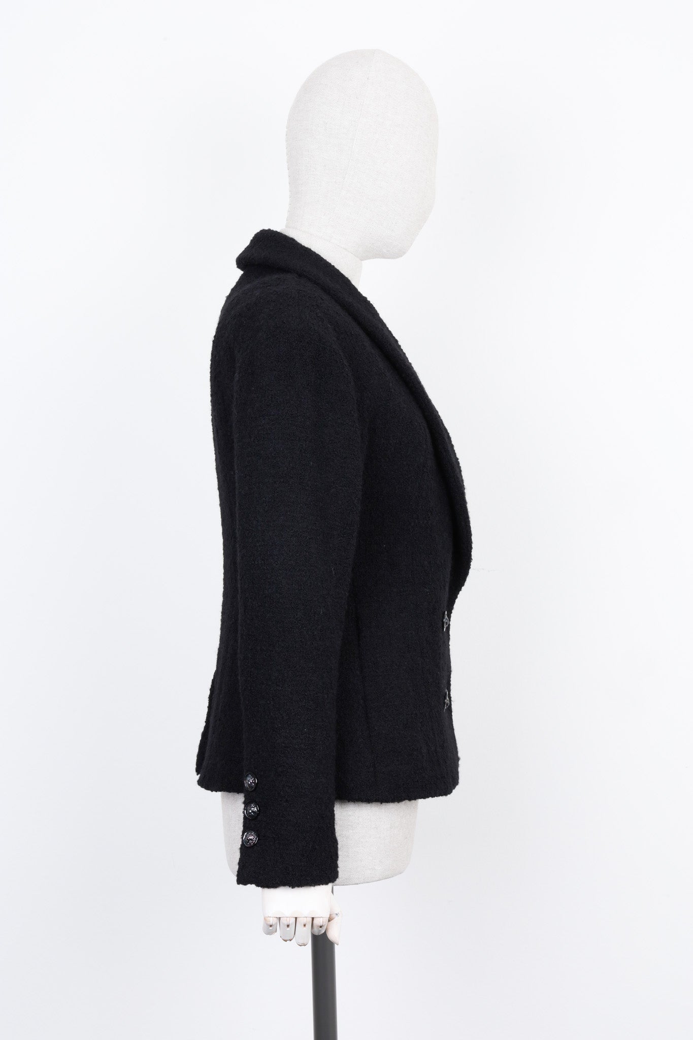 CHANEL 2022 Boucle Blazer Black