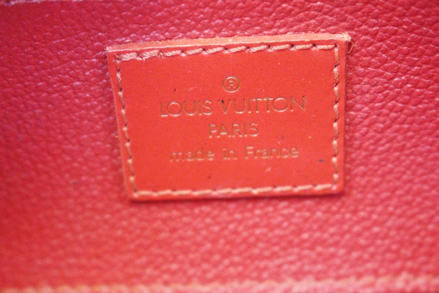 LOUIS VUITTON Epi Leather Definu PM Cosmetic Pouch