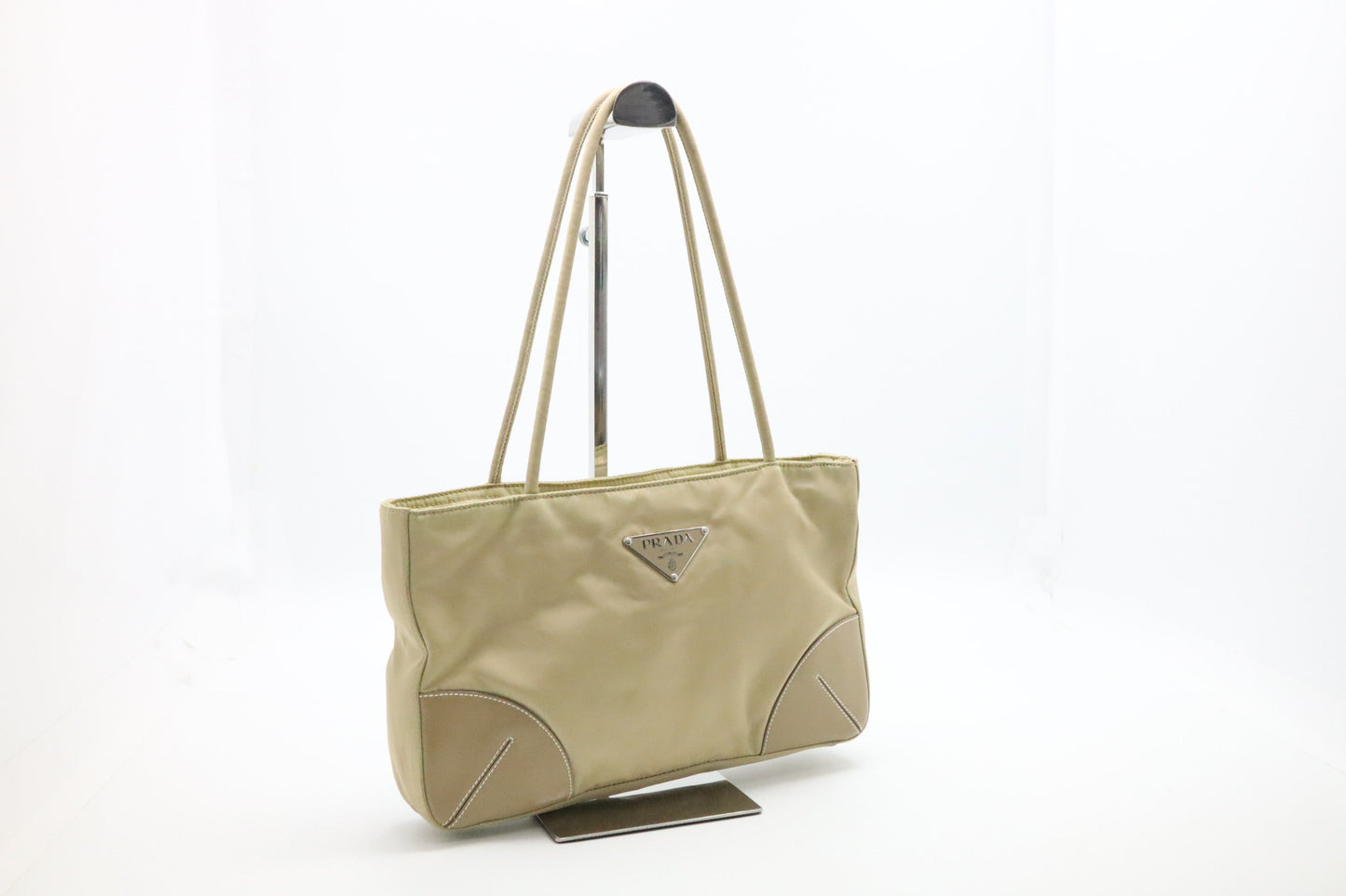 Prada Handbag in Gold Nylon