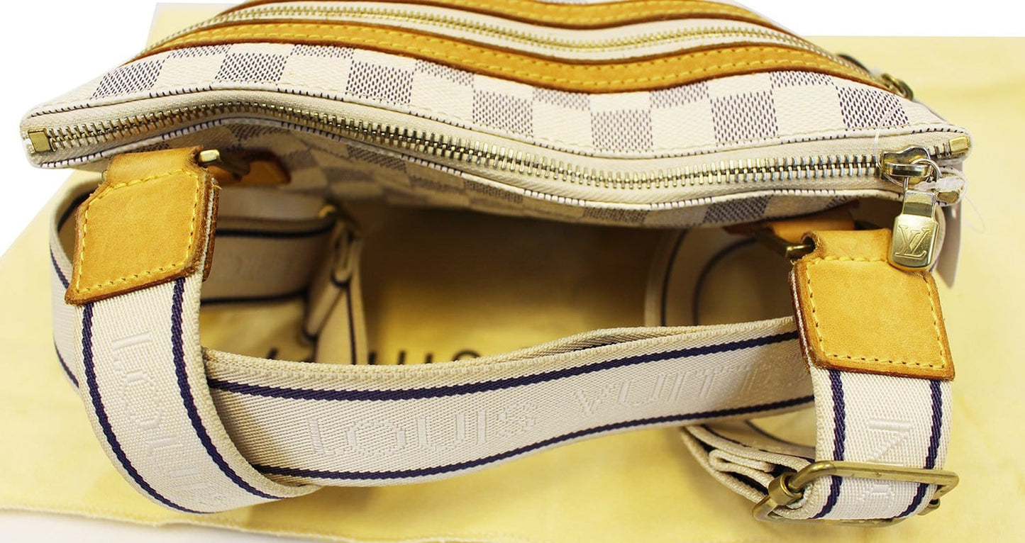 LOUIS VUITTON  Damier Azur Pochette Bosphore Crossbody Bag