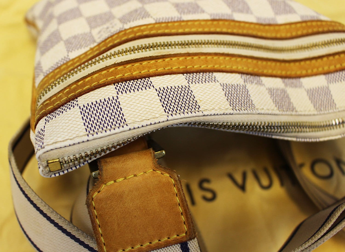 LOUIS VUITTON  Damier Azur Pochette Bosphore Crossbody Bag