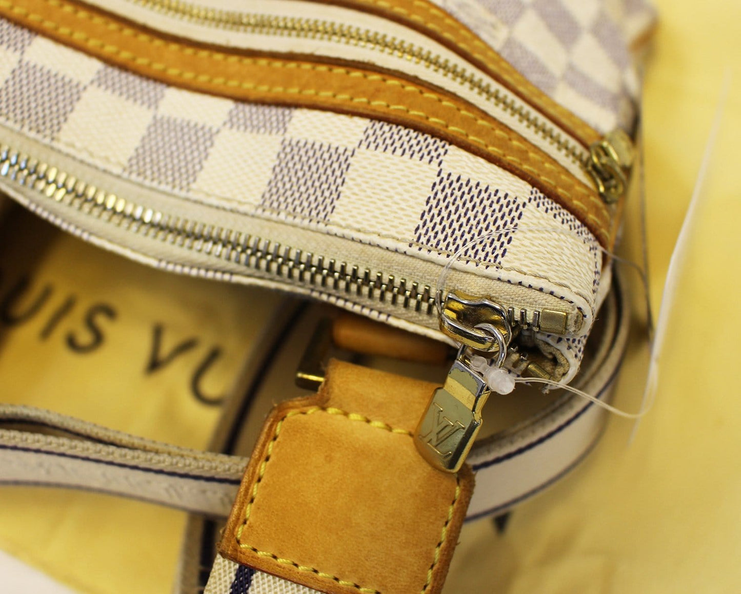 LOUIS VUITTON  Damier Azur Pochette Bosphore Crossbody Bag