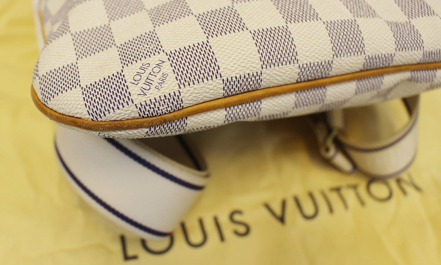 LOUIS VUITTON  Damier Azur Pochette Bosphore Crossbody Bag