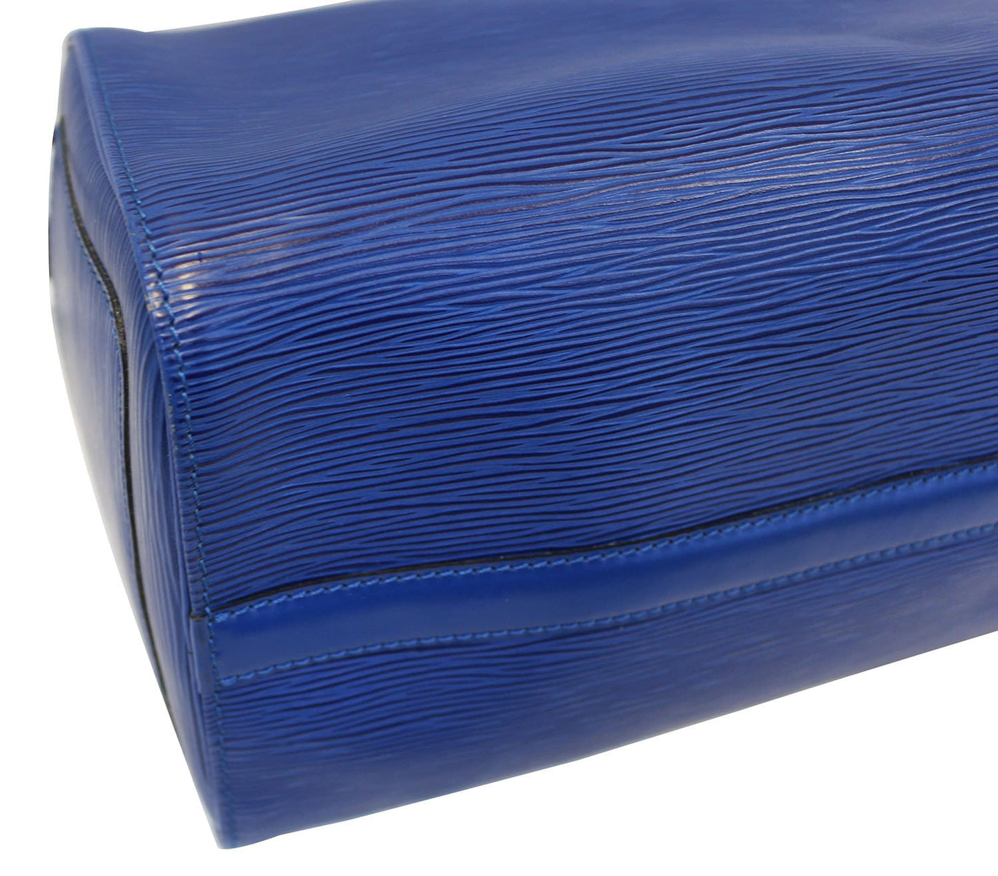 LOUIS VUITTON   Epi Leather Blue Speedy 30 Satchel Bag