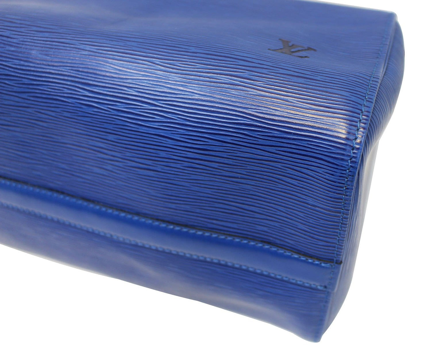 LOUIS VUITTON   Epi Leather Blue Speedy 30 Satchel Bag