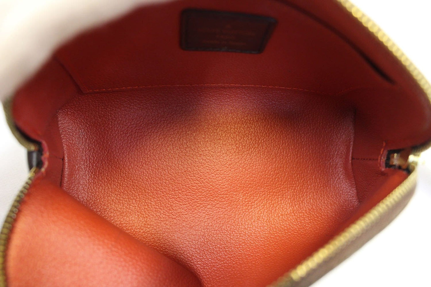 LOUIS VUITTON Damier Ebene Pochette Cosmetic Pouch
