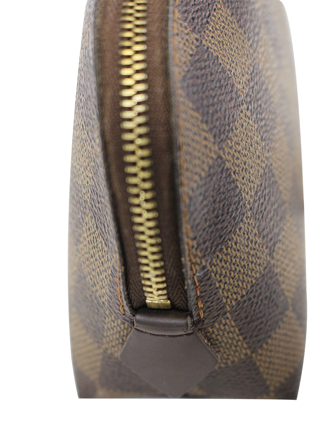 LOUIS VUITTON Damier Ebene Pochette Cosmetic Pouch