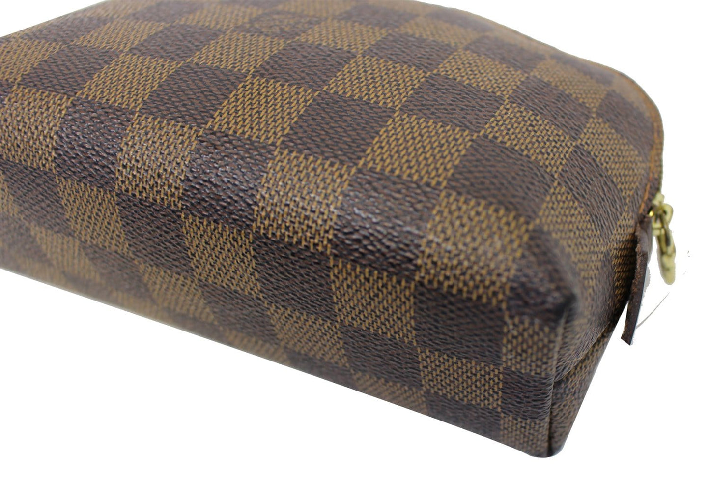 LOUIS VUITTON Damier Ebene Pochette Cosmetic Pouch