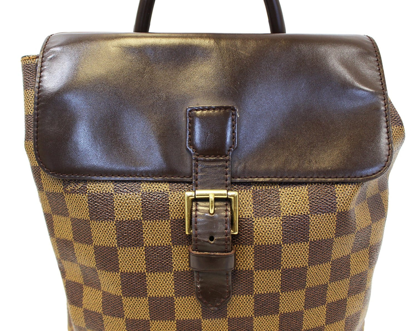 LOUIS VUITTON Damier Ebene SOHO Backpack Bag