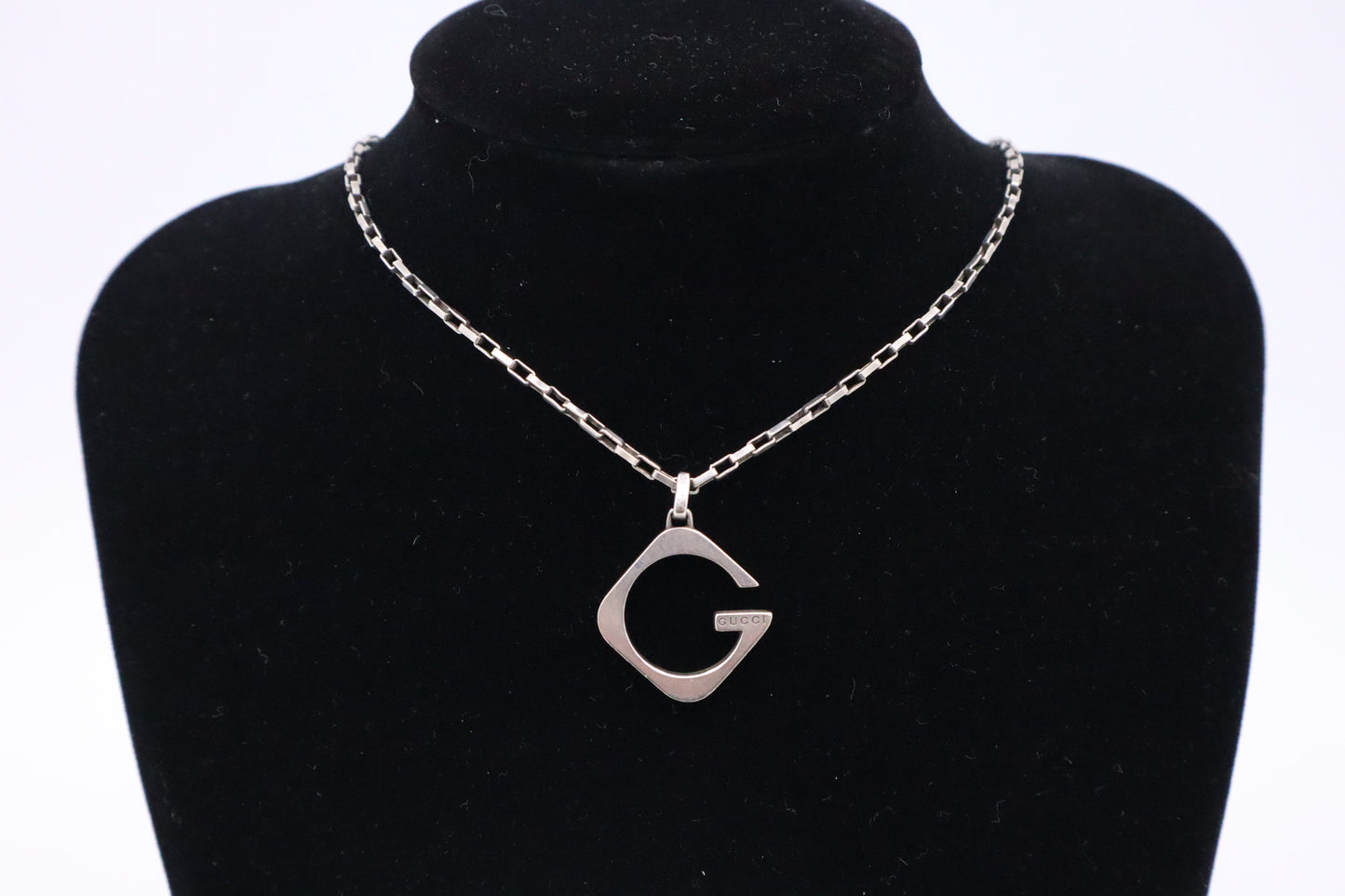 Gucci "G" Necklace in Sterling Silver