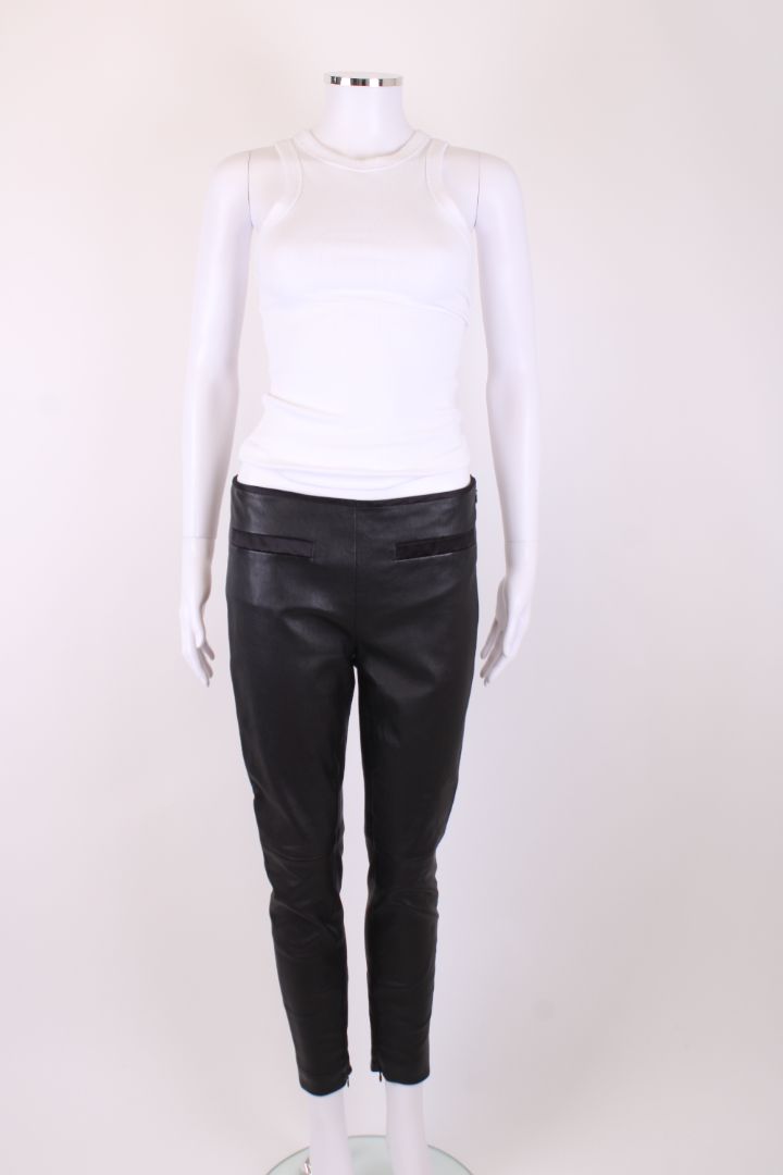 Prada Leather Tro rs Black S