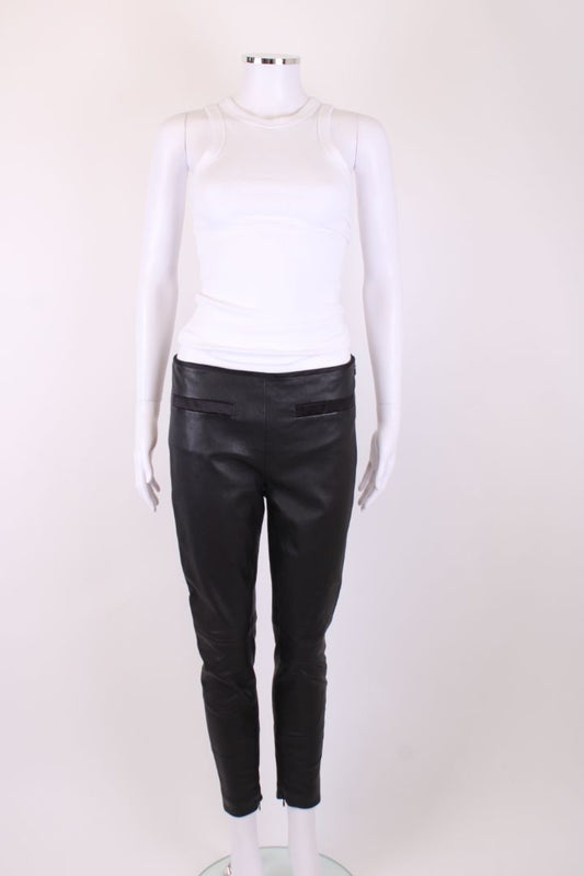 Prada Leather Tro rs Black S