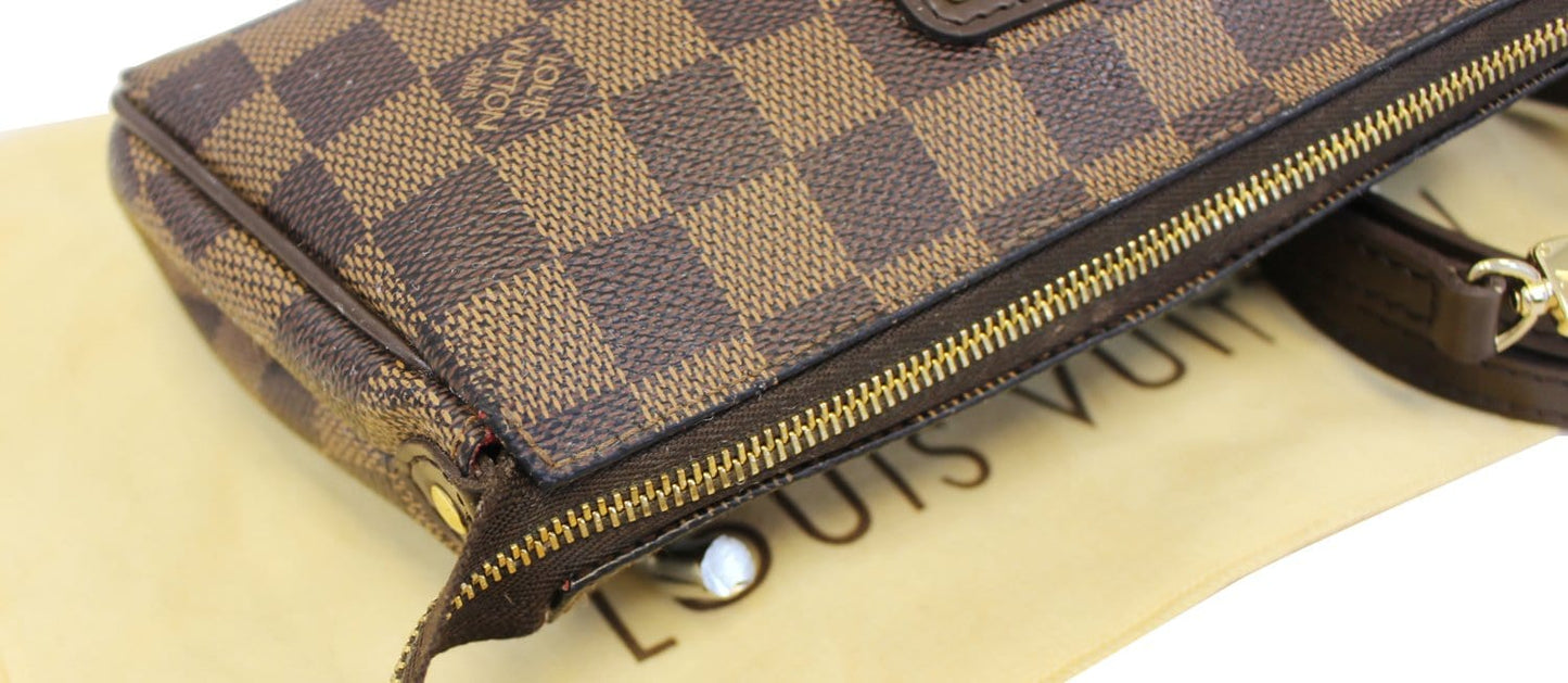 LOUIS VUITTON Damier Ebene Eva Accessories Pouch Crossbody Bag