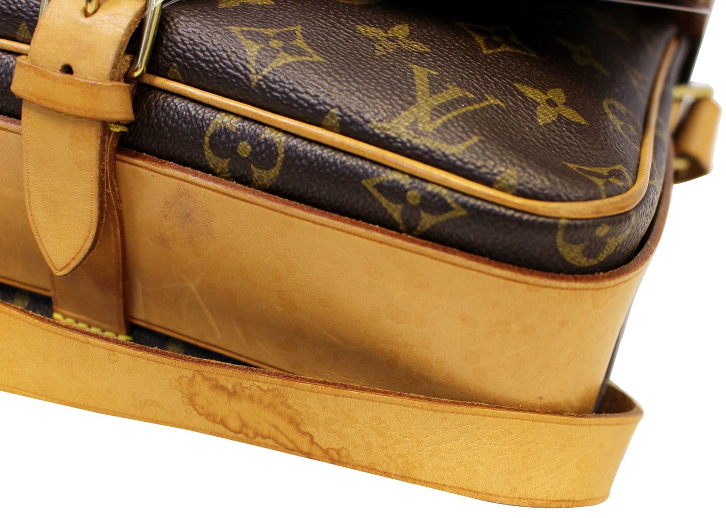 LOUIS VUITTON Monogram Canvas Cartouchiere GM Crossbody Bag