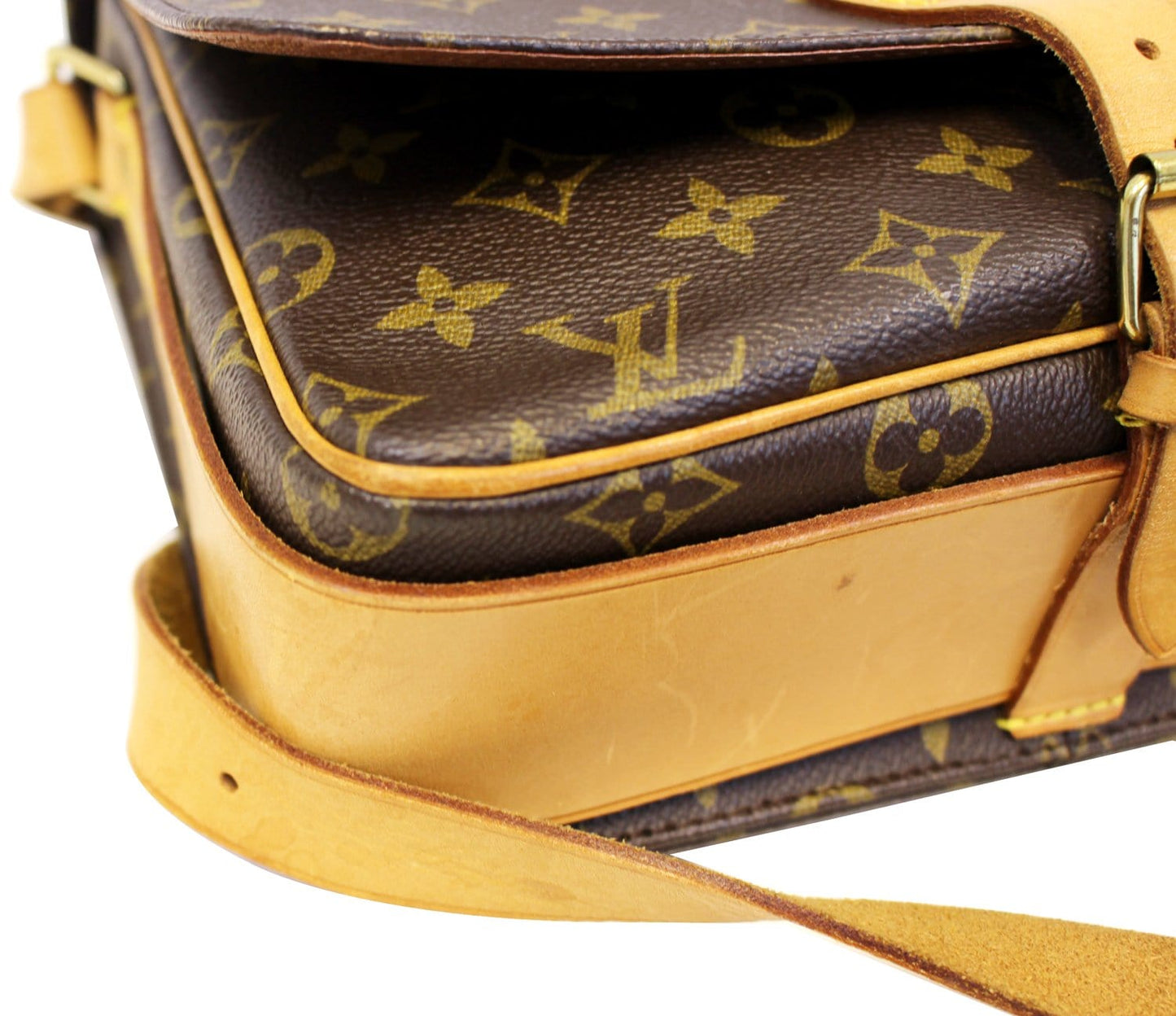 LOUIS VUITTON Monogram Canvas Cartouchiere GM Crossbody Bag