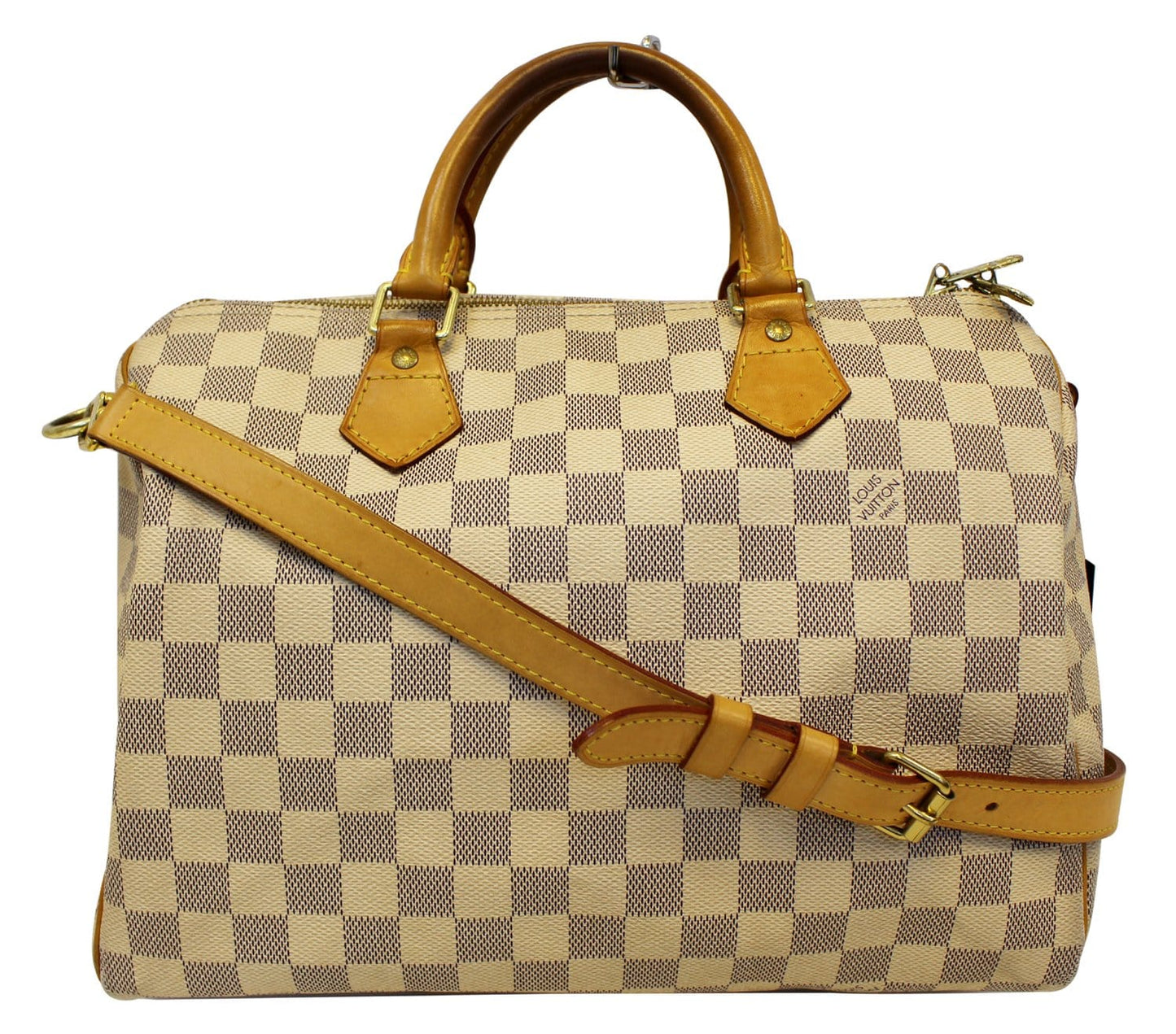 LOUIS VUITTON  Bag Damier Azur Speedy 30 Bandouliere Satchel