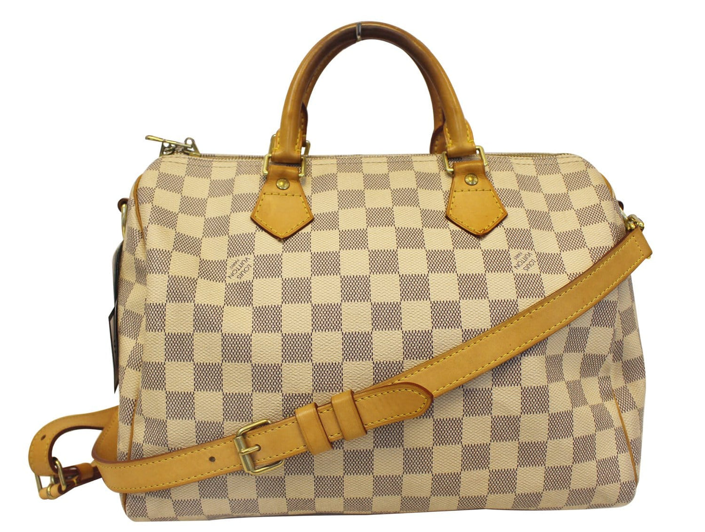 LOUIS VUITTON  Bag Damier Azur Speedy 30 Bandouliere Satchel