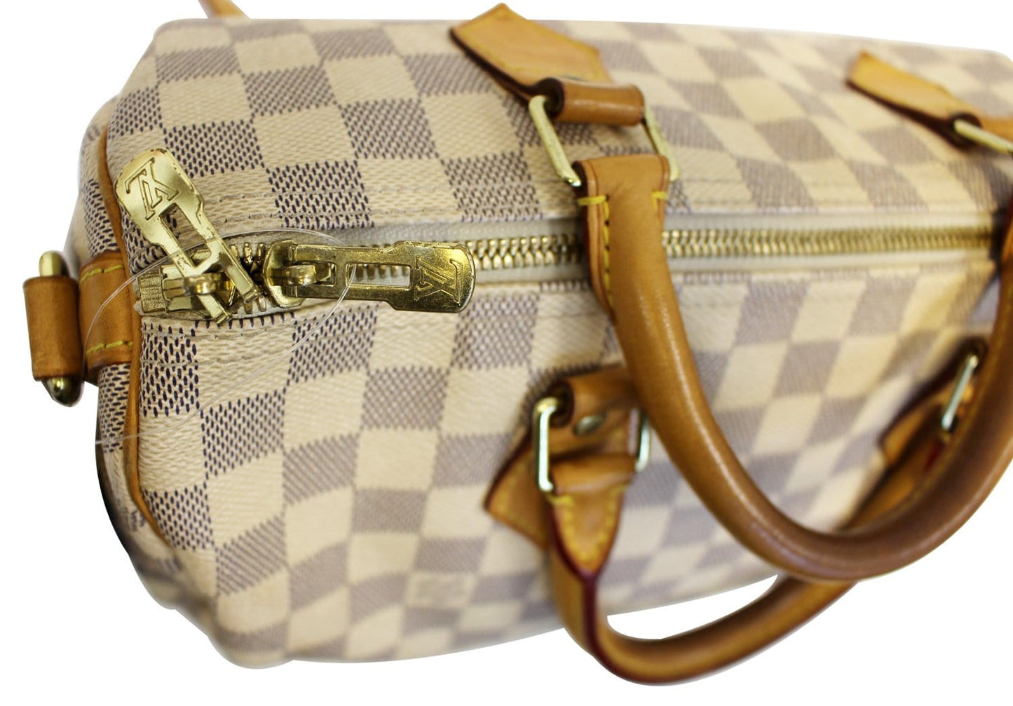 LOUIS VUITTON  Bag Damier Azur Speedy 30 Bandouliere Satchel