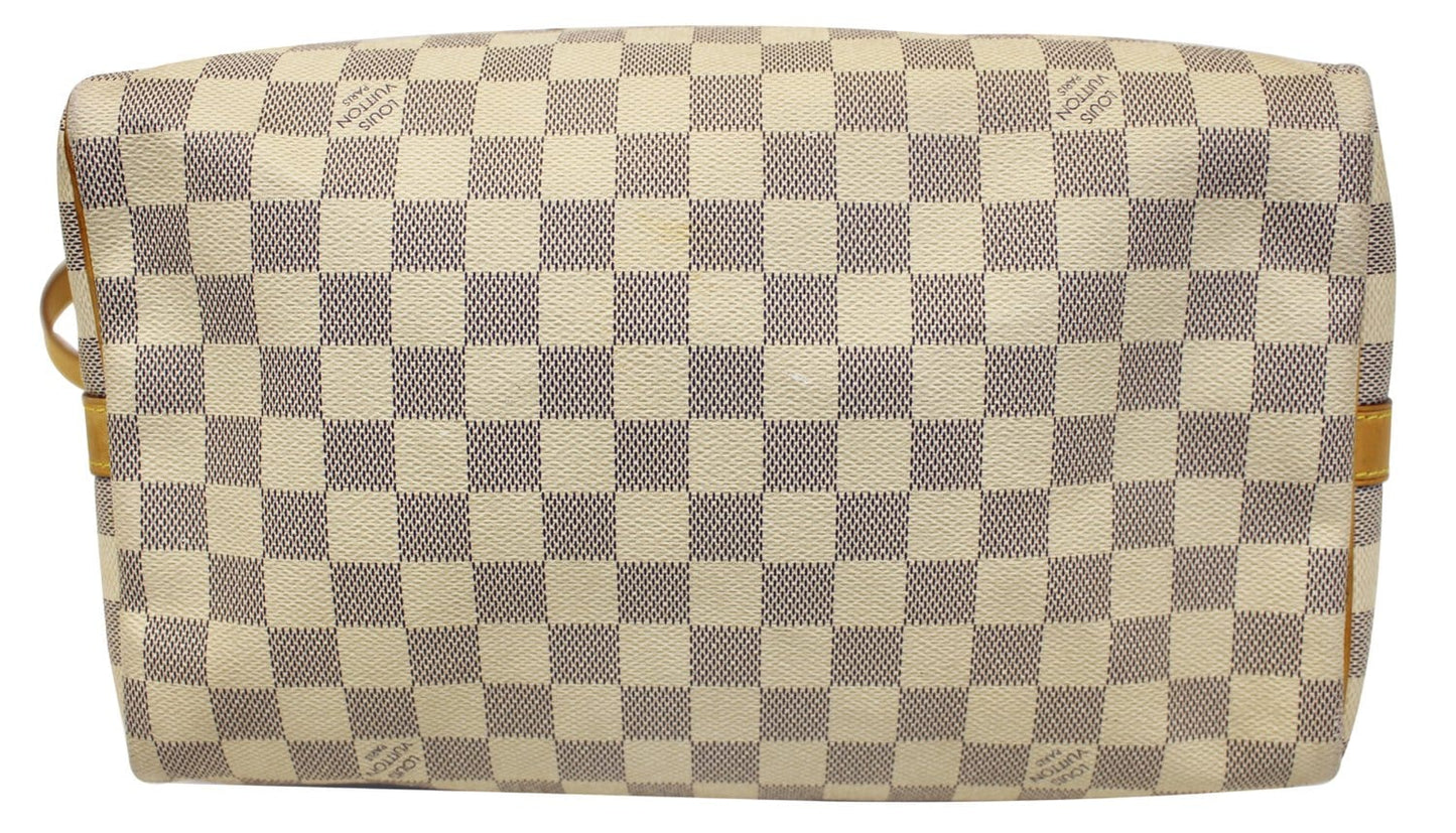 LOUIS VUITTON  Bag Damier Azur Speedy 30 Bandouliere Satchel