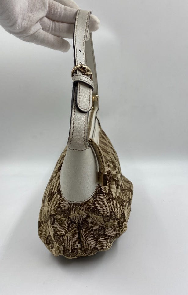 Gucci   Logo Canvas Shoulder Bag