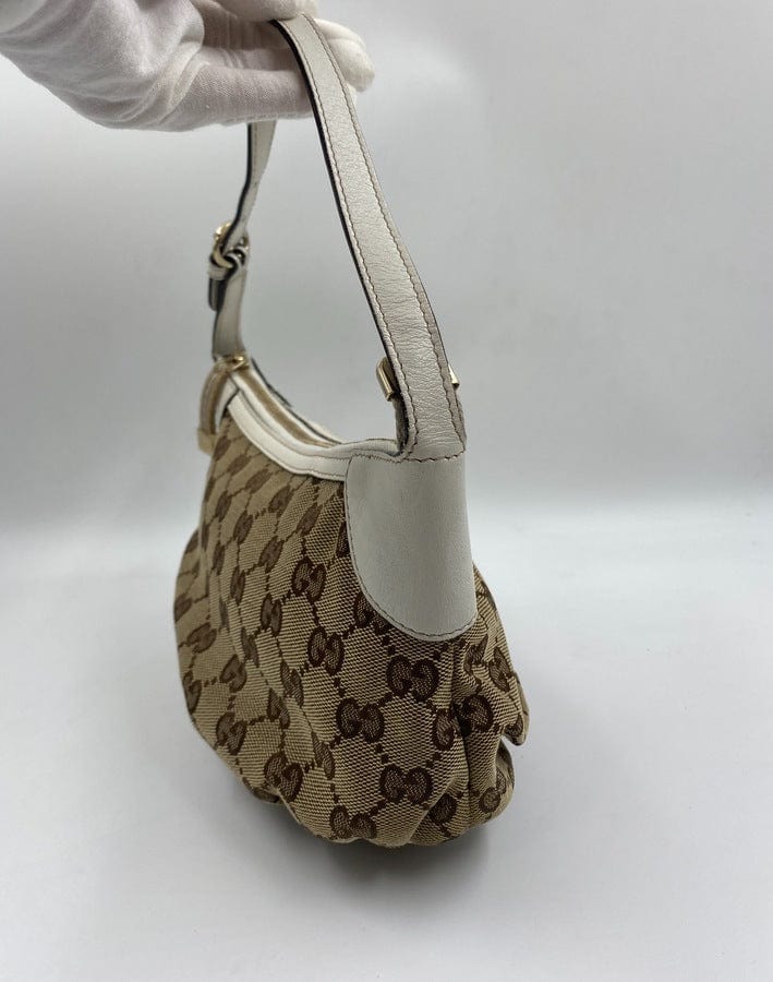 Gucci   Logo Canvas Shoulder Bag