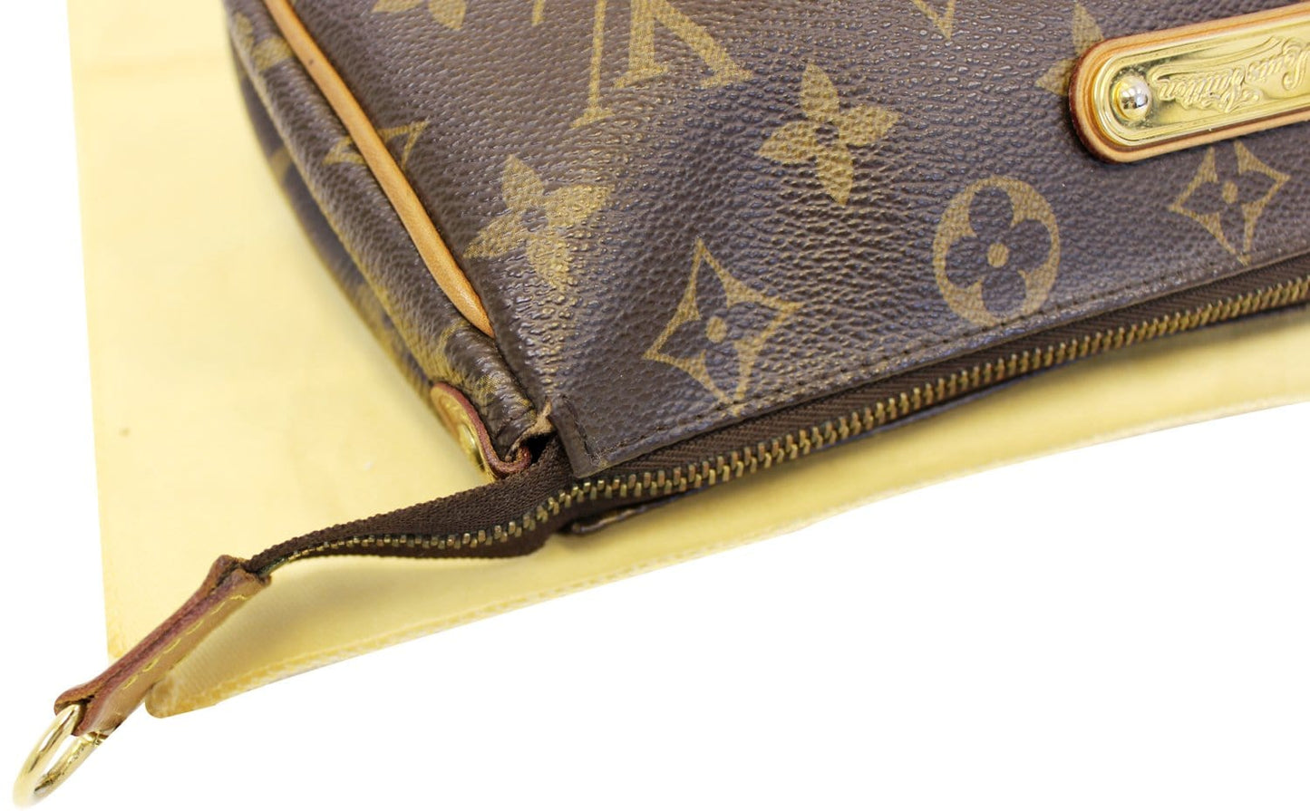 LOUIS VUITTON Monogram Pochette Eva Clutch Crossbody Bag