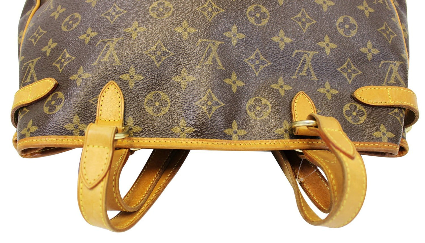 LOUIS VUITTON  Shoulder Bag Monogram Canvas Batignolles Horizontal