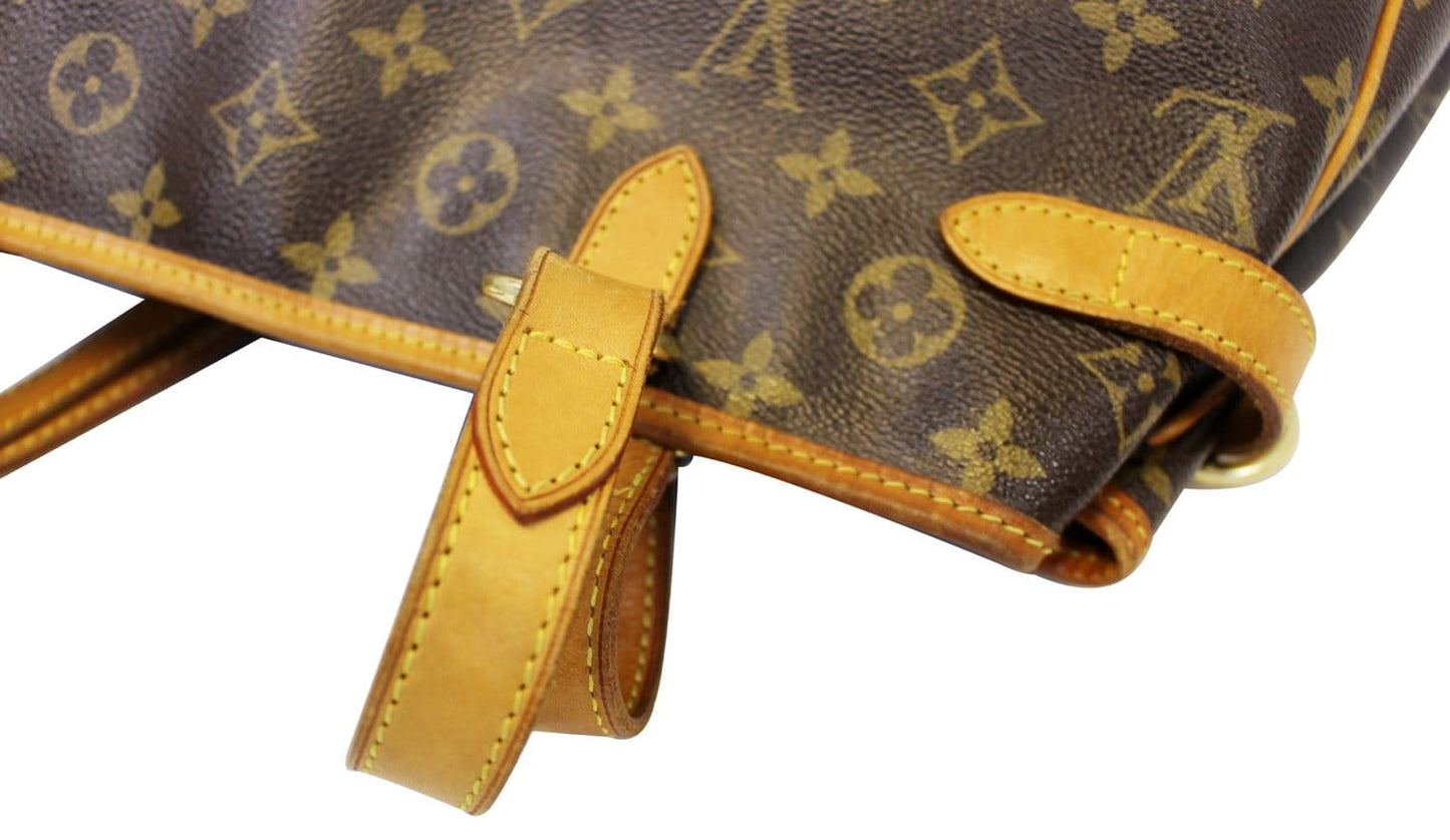LOUIS VUITTON  Shoulder Bag Monogram Canvas Batignolles Horizontal