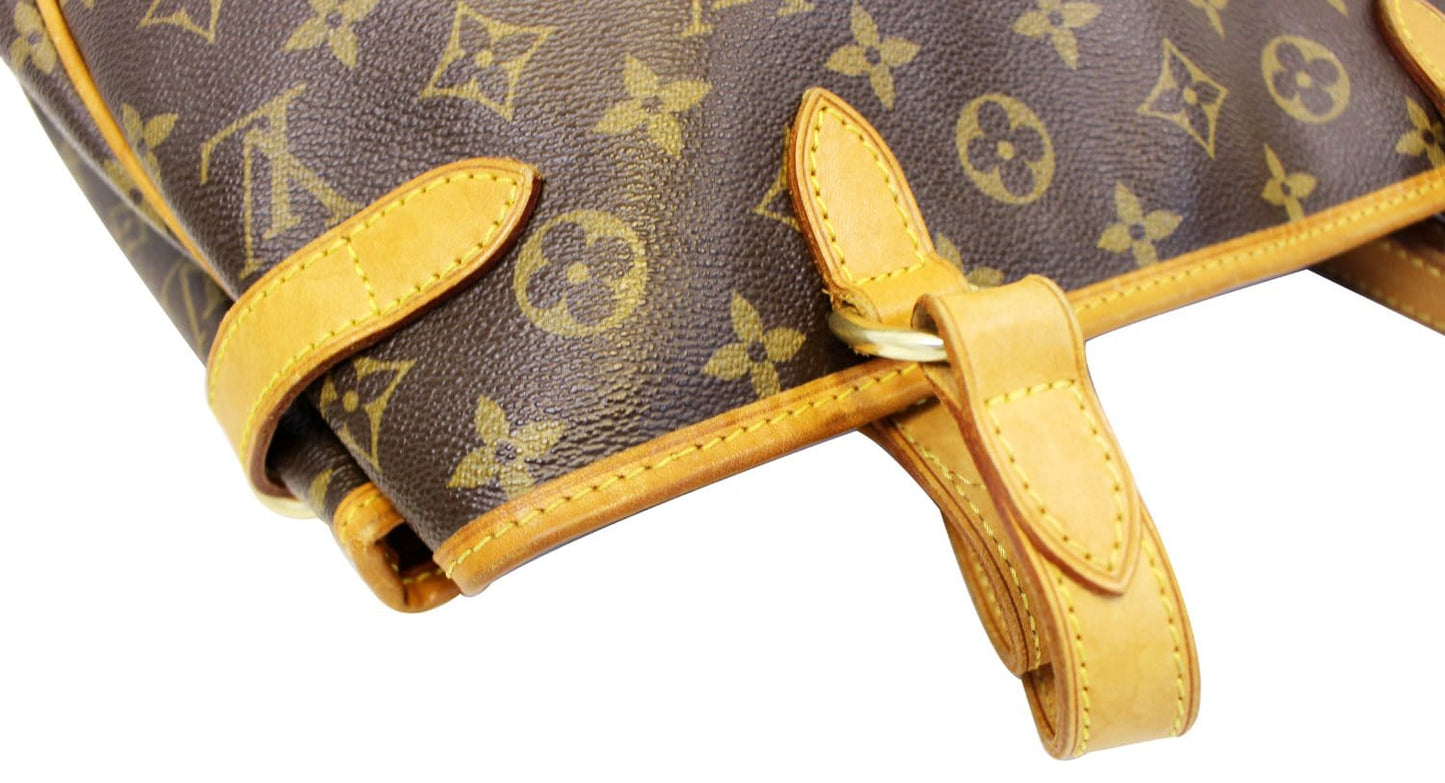 LOUIS VUITTON  Shoulder Bag Monogram Canvas Batignolles Horizontal