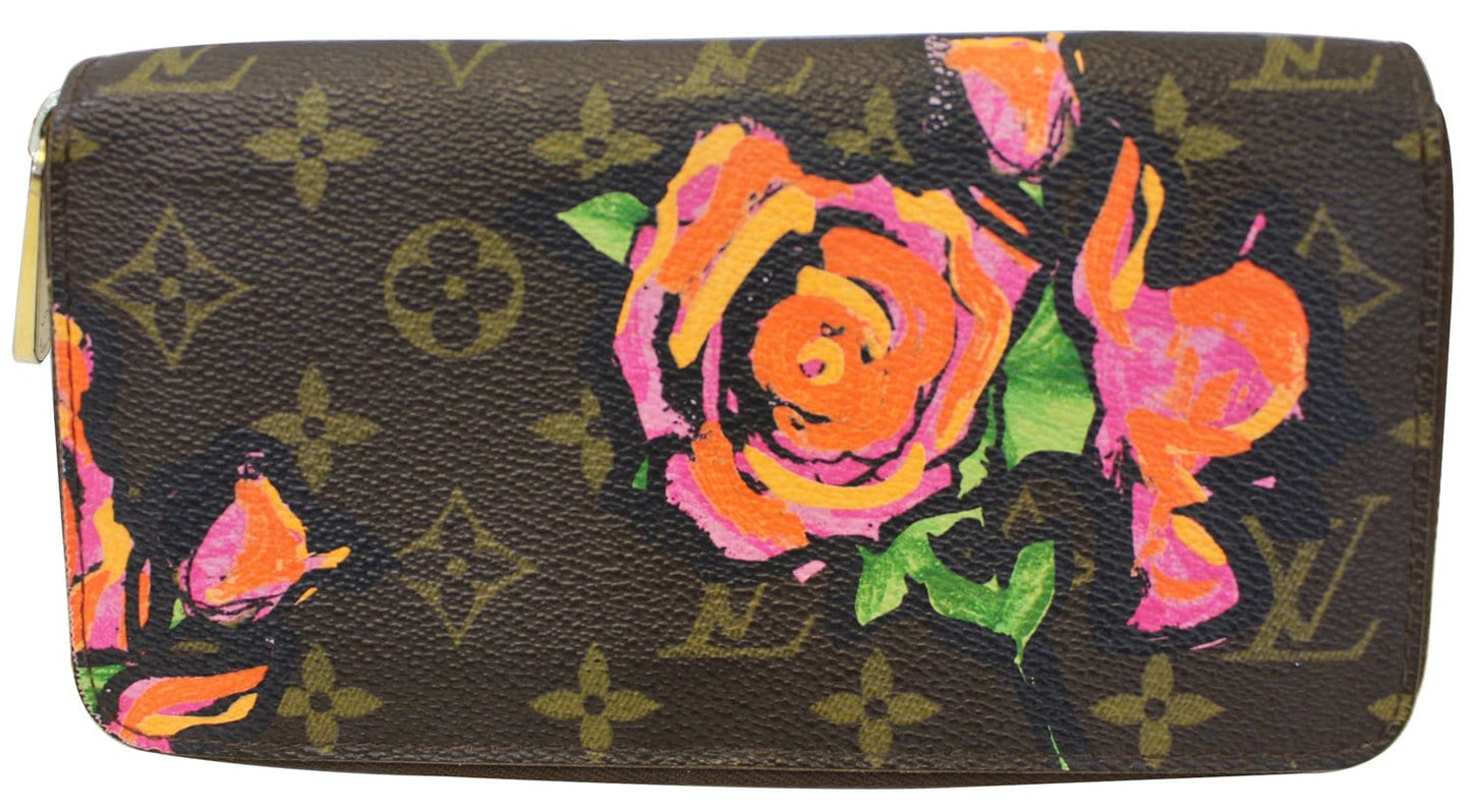 LOUIS VUITTON Roses Monogram Stephen Spro Zippy Wallet