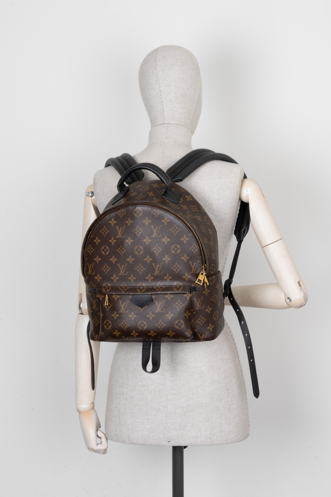 LOUIS VUITTON Palm Springs MM Backpack MNG Canvas