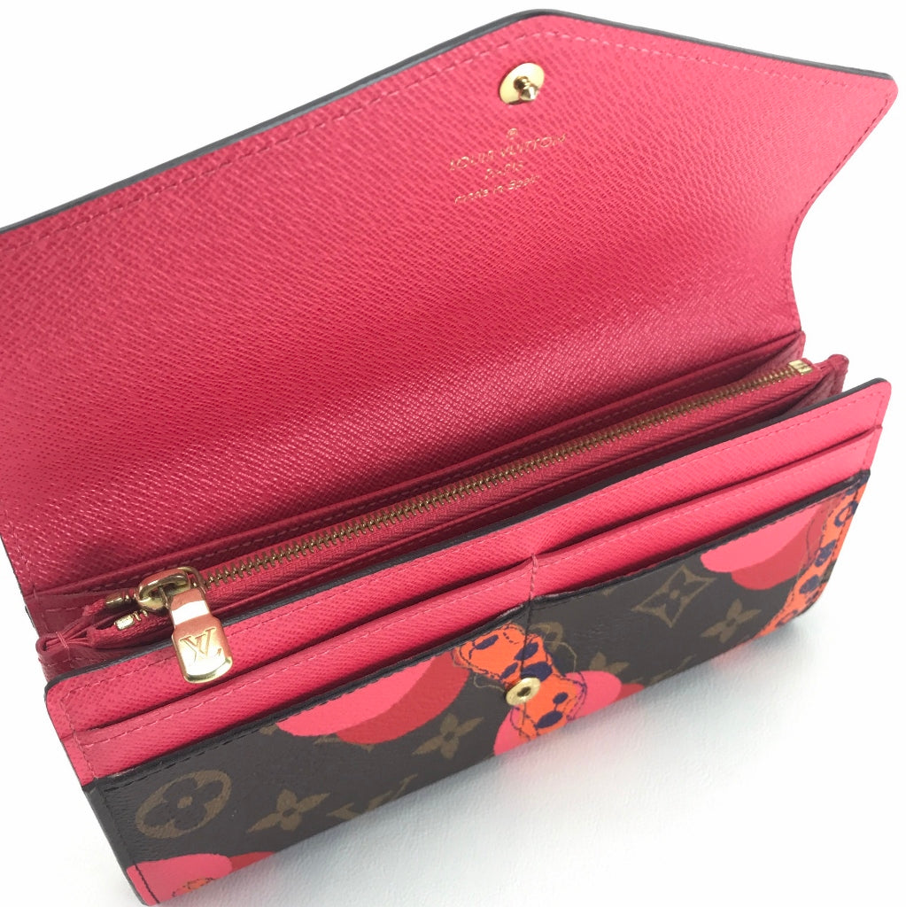 LOUIS VUITTON Folded wallet  M60938 Monogram Canvas / Epi Leather multicolor Monogram epi Portefeuille Sarah Women  d