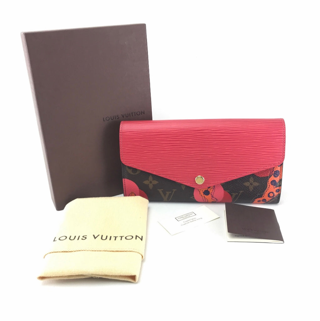 LOUIS VUITTON Folded wallet  M60938 Monogram Canvas / Epi Leather multicolor Monogram epi Portefeuille Sarah Women  d