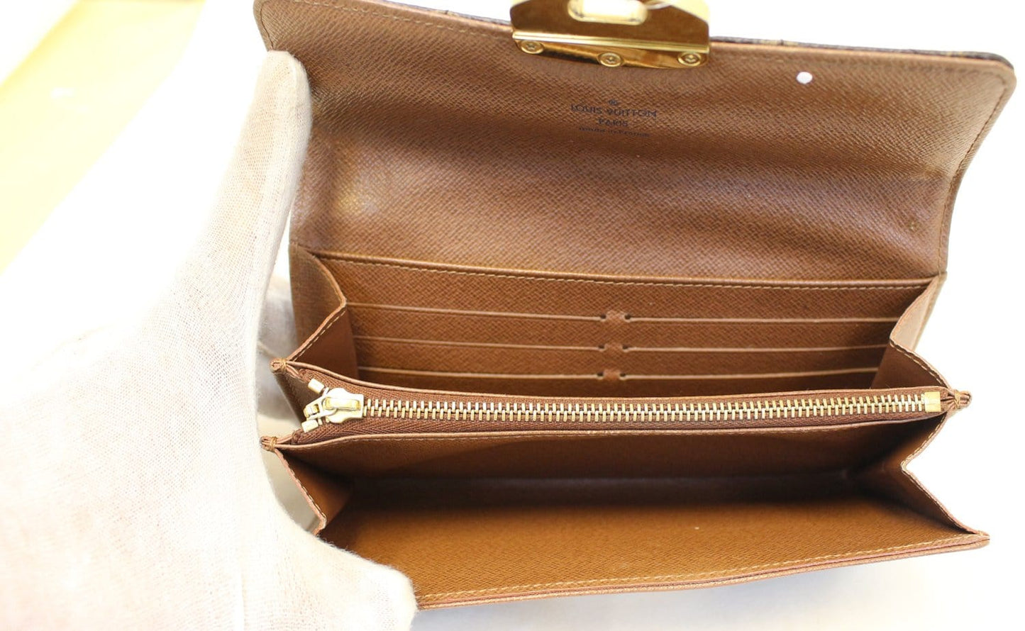 LOUIS VUITTON Monogram Canvas Sarah Etoile Wallet