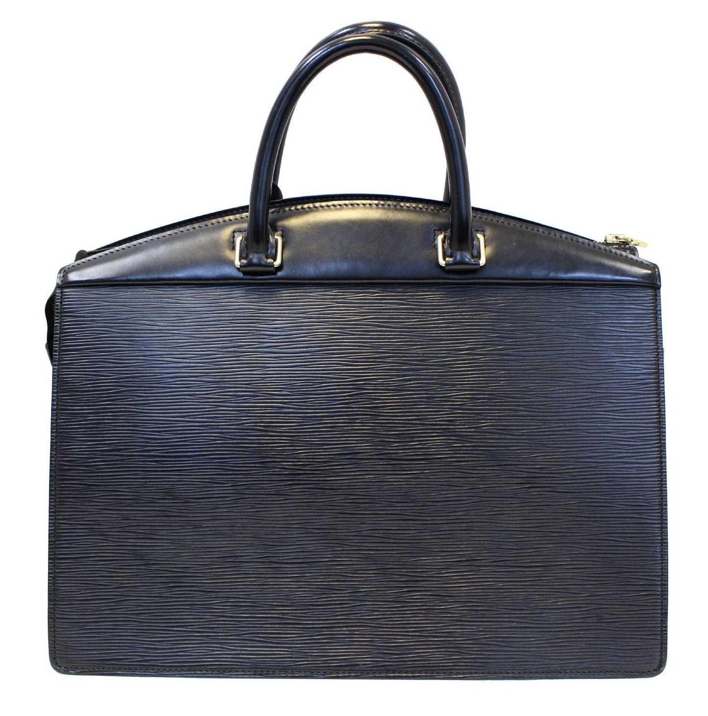 LOUIS VUITTON Black Epi Leather Riviera Satchel Bag
